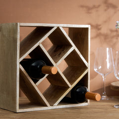 Homla Sjal Mango Wine Rack Natural 33X33 Cm