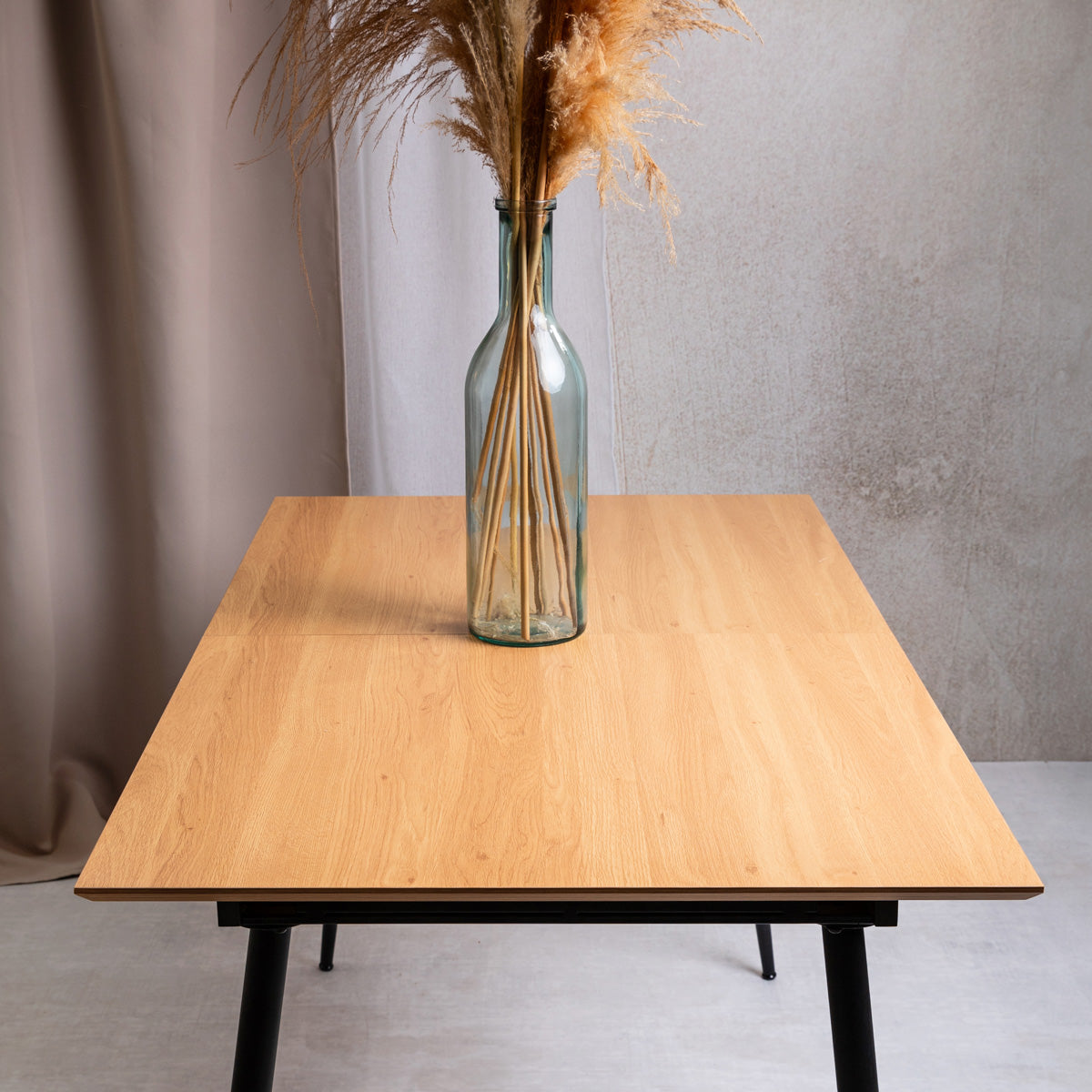 Homla Table  Ukat Extabdable Natural  140-180X70X76 Cm
