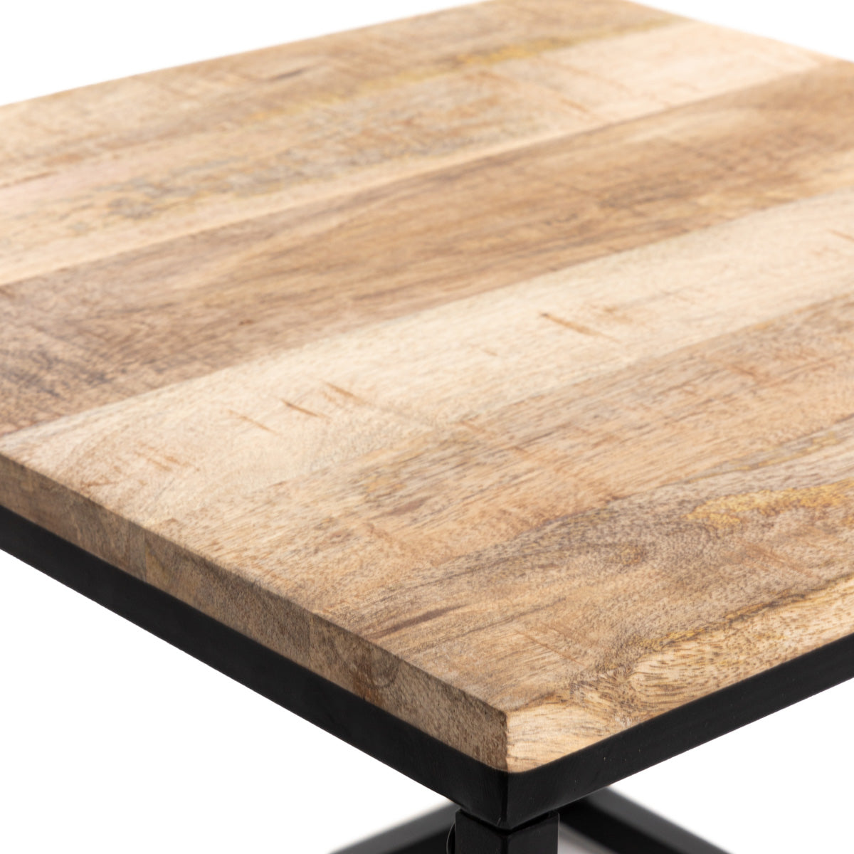 Homla Coffee Table Set  Maya  Solid Mango Wood + Metal  110X60X45 Cm/50X50X40Cm