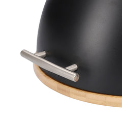 Homla Darvin Bread Box Black 37X26X22 Cm