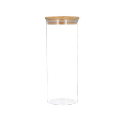 Homla Erle Glass Container w Bamboo Lid 1.1L 1,1 L