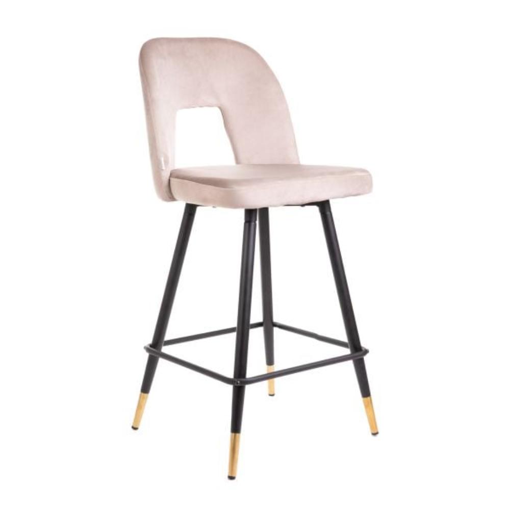 Homla Hocker  Nelly  Velour Beige  42X58X103 Cm