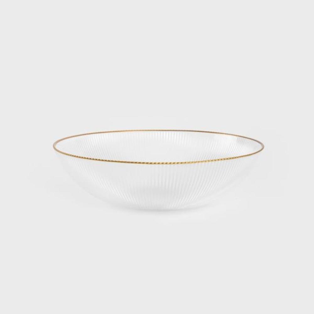 Homla Bowl  Lynn  Gold-Rimmed Bowl Large  25X7 Cm