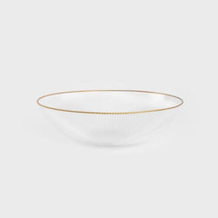 Homla Bowl  Lynn  Gold-Rimmed Bowl Large  25X7 Cm