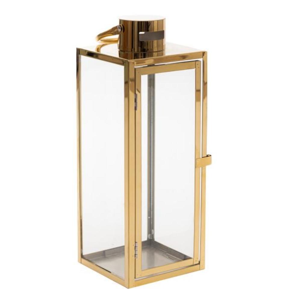 Homla Tondo Lantern Gold 14X14X25 Cm