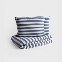 Homla Flavia Bedding Cotton Striped Grey160X200 + 2*50X60 Cm