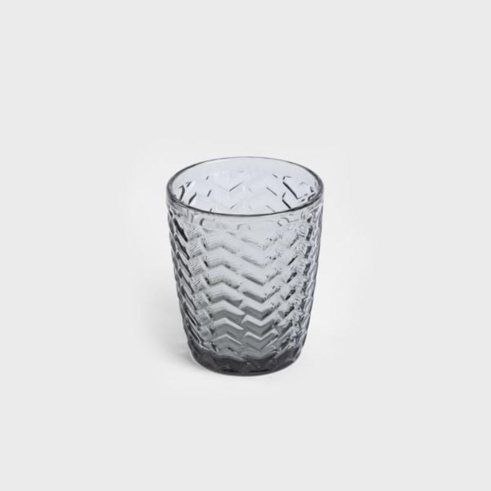 Homla Glass  Lunnis  Low Grey Glass 4pcs 0.25 L