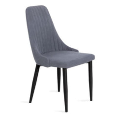 Homla Chair  Louis  In Fabric Graphite  45X45X90 Cm