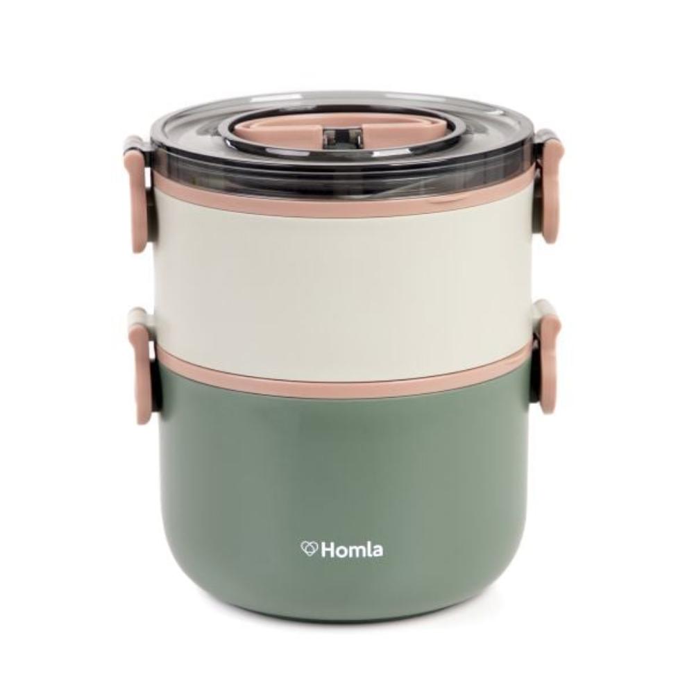 Homla Boxie Thermos Dinner Green 1L+0.6L