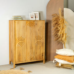 Homla Chest Of Drawers  Surat  Solid Mango Wood  91X40X120 C