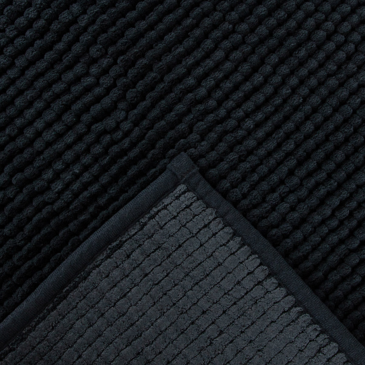 Homla Bathroom Rug  Jon  Non-Slip Black  50X70 Cm