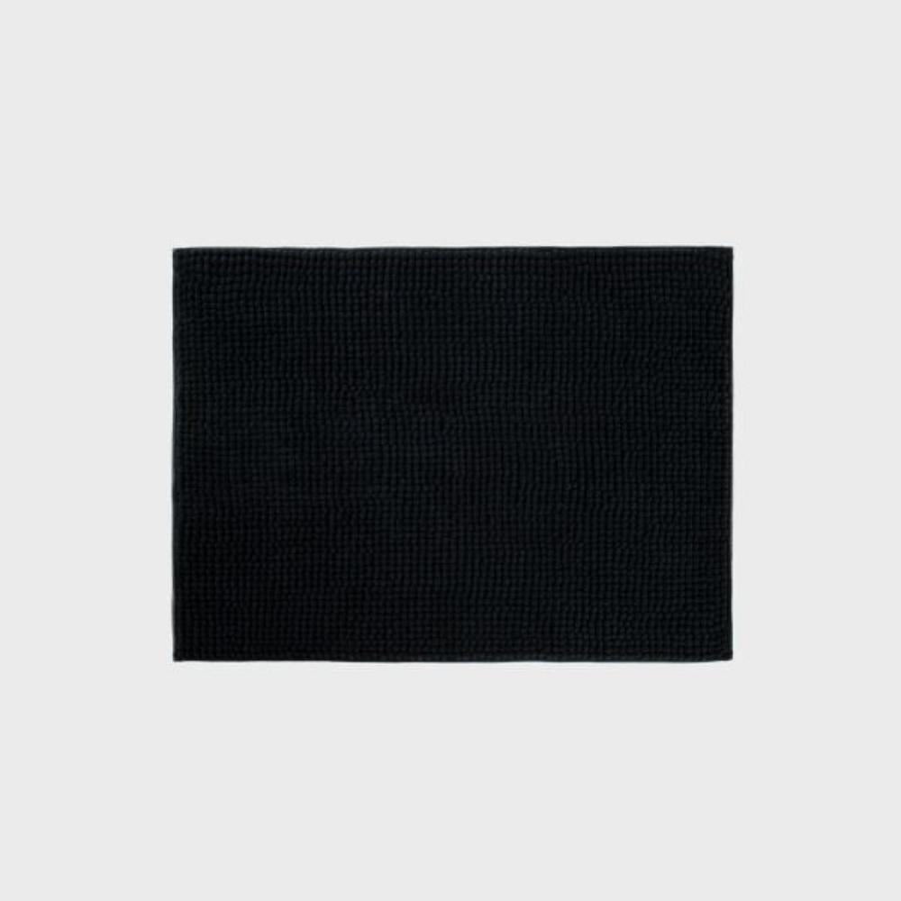 Homla Bathroom Rug  Jon  Non-Slip Black  50X70 Cm