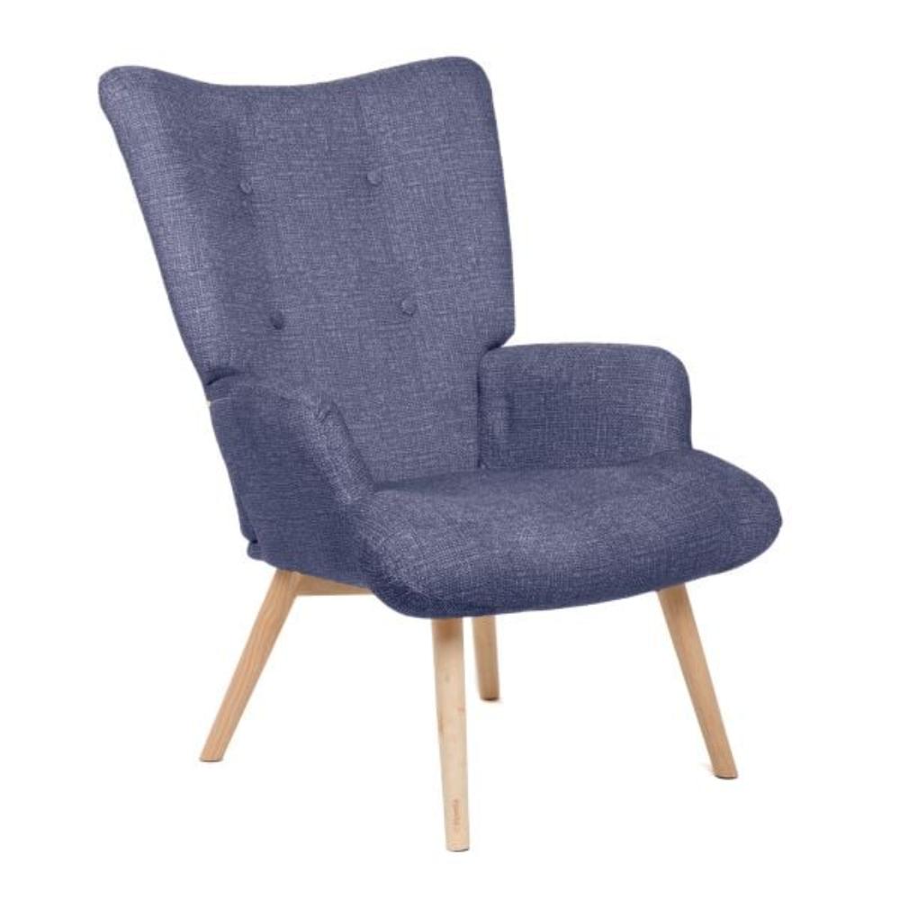 Homla Armchair  Moss Pop  In Fabric Navy Blue  72X73X96Cm