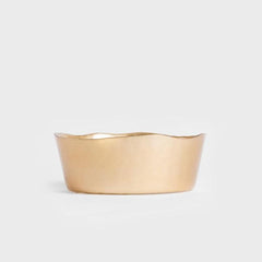Homla Lindo  Gold Glossy Bowl  21 Cm