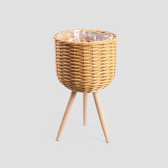 Homla Flower Bed Beige on Stand  26X45 Cm