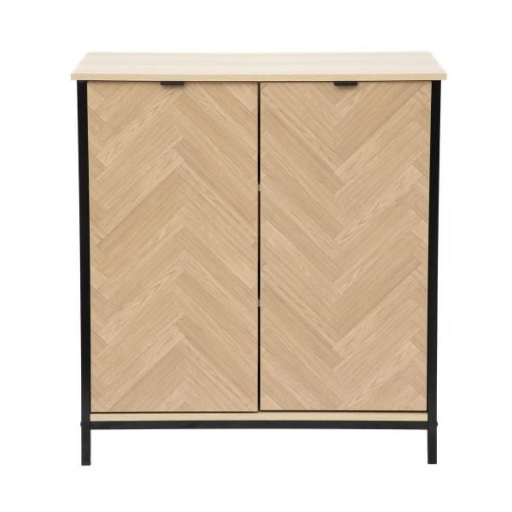 Homla Swen Natural Chest Of Drawers With Metal legs 80x40x88 cm