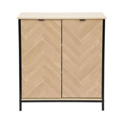 Homla Swen Natural Chest Of Drawers With Metal legs 80x40x88 cm