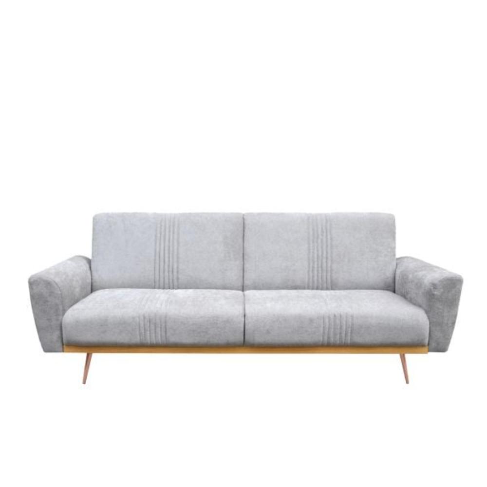 Homla Samtige Sofa Bed 3 seater Light Grey 212x84x86.5 cm