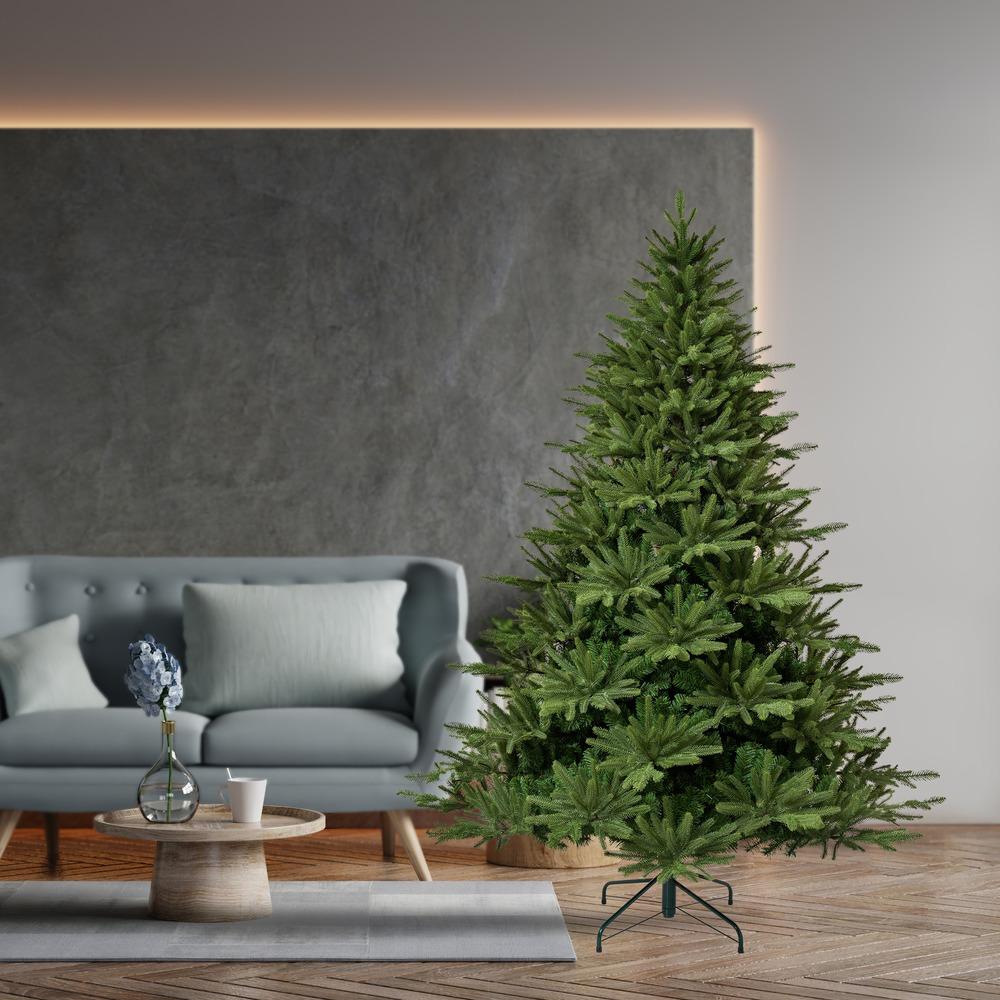 Mixed PE & PVC Christmas Tree H240 x W173cm with 2228 Tips
