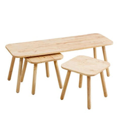 Homla Natural Coffee Table Set 120x40x43\40x40x35.5 cm
