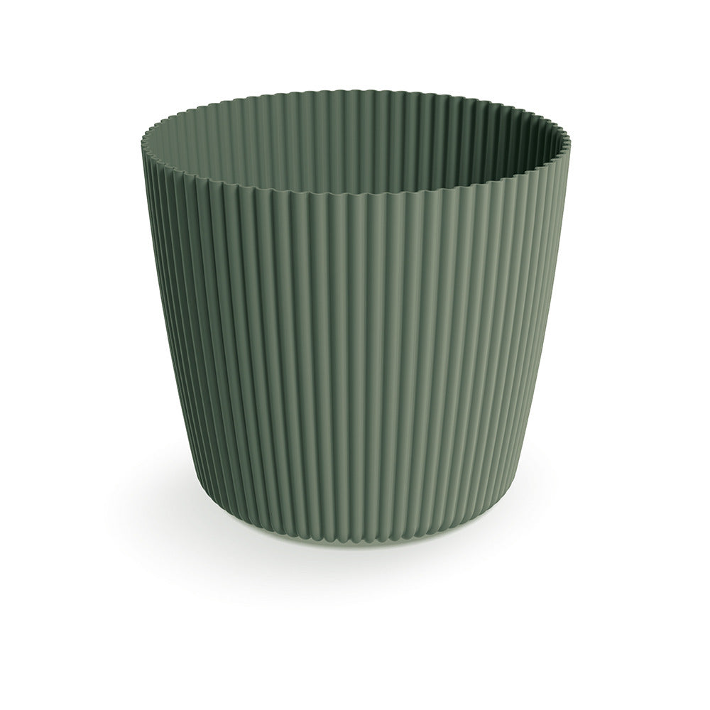 Prosperplast Milly Round Planter 39x39x34.5cm - Pine Green