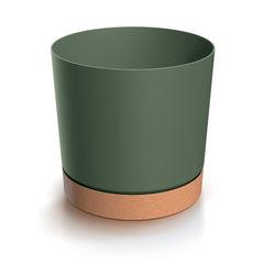 Prosperplast Tubo PM Planter 29.2x29.2x28.3cm - Pine Green