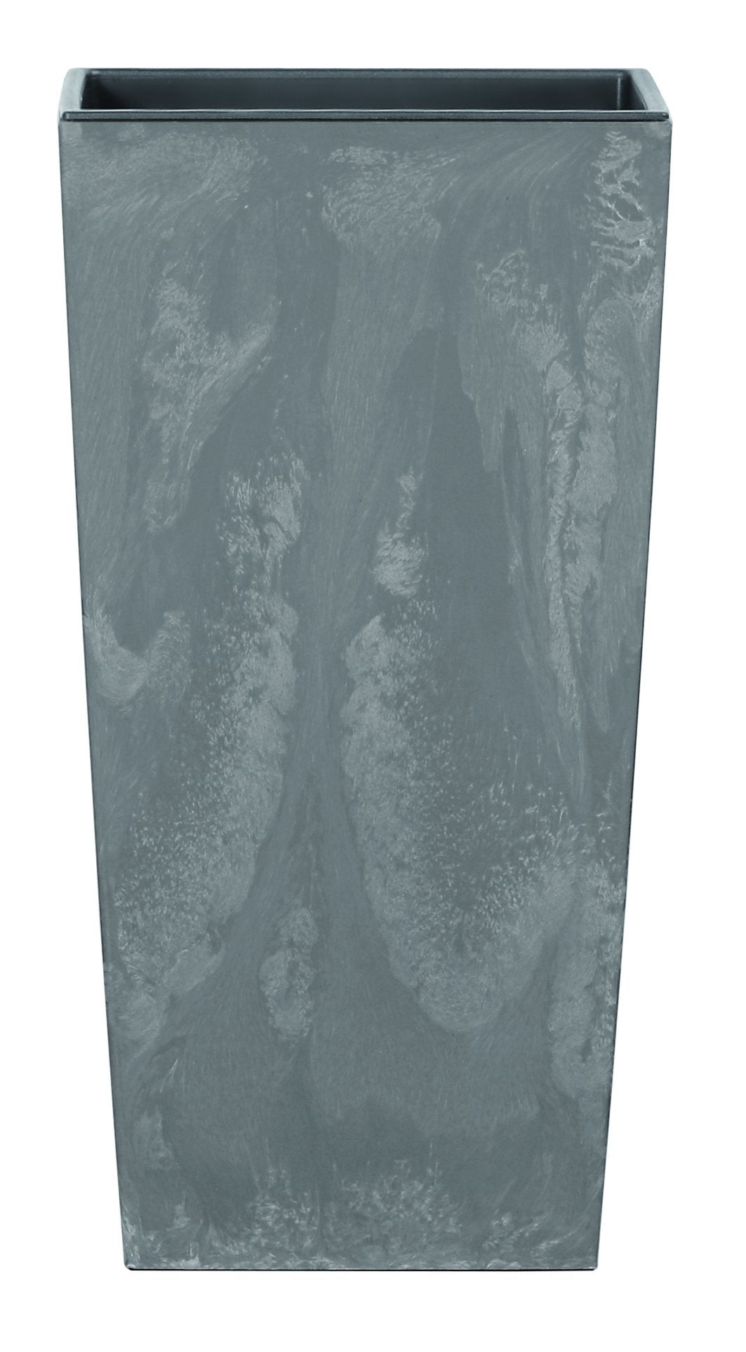 Prosperplast Urbi Square Beton Effect Planter 26.5x26.5x50cm - Marengo