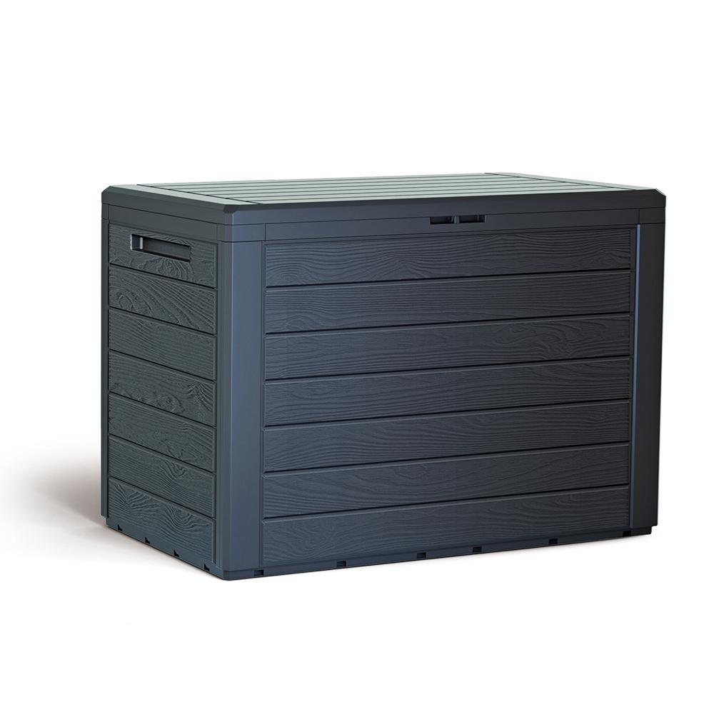 Prosperplast Woodebox Trunk 190L 78x43.8x55cm - Umber