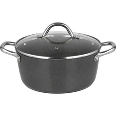 MICHELINO Aluminium Cooking Pot with Stainless Steel Handle and Lid Ø 20 cm