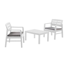 Ipae-Progarden Lombok Set with Cushions - White