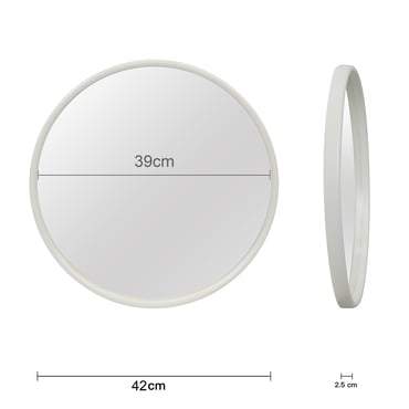 Inspire Mirror Sweet White 42Cm