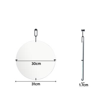 Inspire Mirror Medal Black 30M