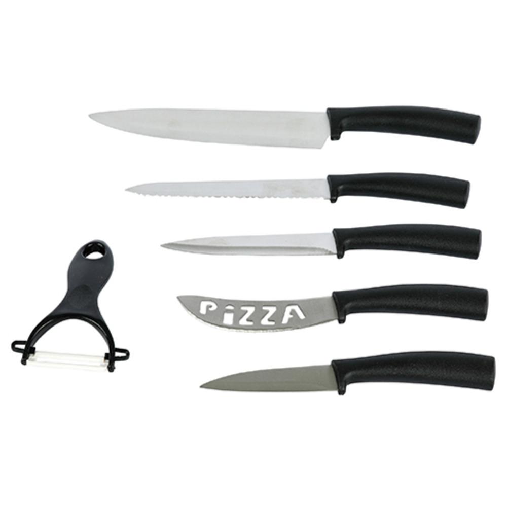 6-Piece Knife Set with Stainless Steel Blades
