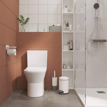 Sensea Closecoupled Wc Easy Sensea Open Back Dual Outlet Bottom Water Supply