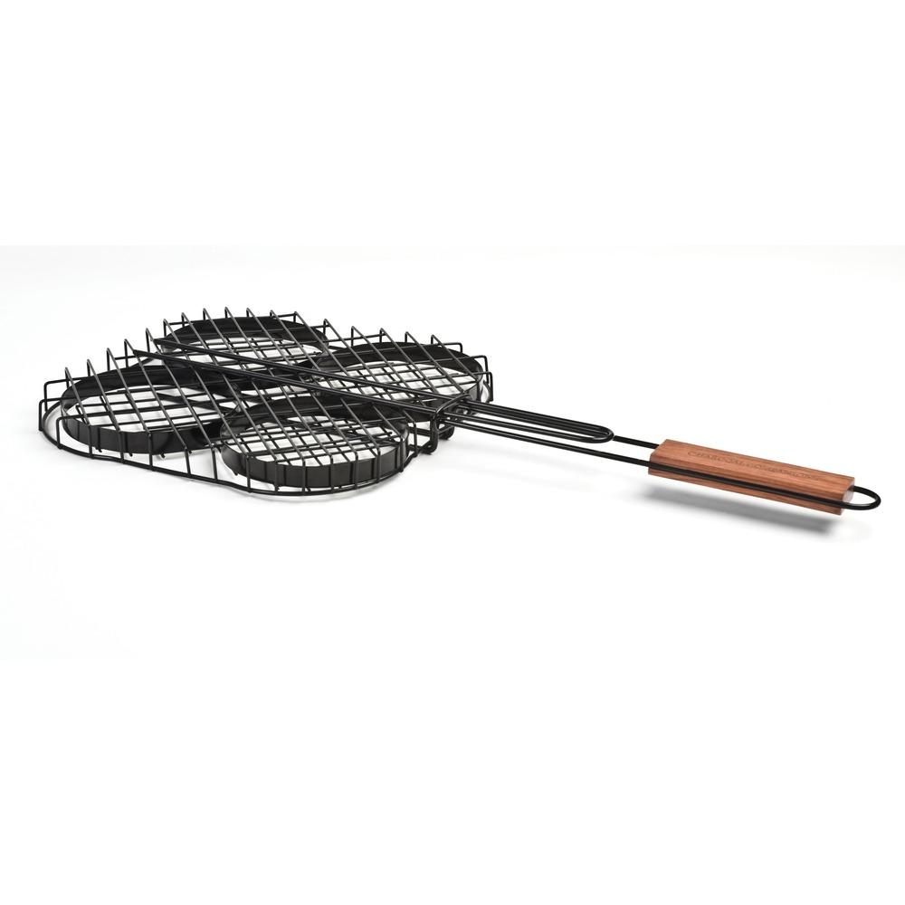 Charcoal Companion Hamburger Grilling Basket