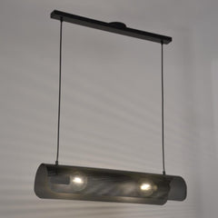 Inspire Pendant Metal Black E27X2 D80cm