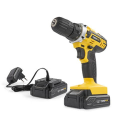 Powerplus Drill - Screwdriver 20V - incl. 2 Batteries 20V 1.5Ah & Charger