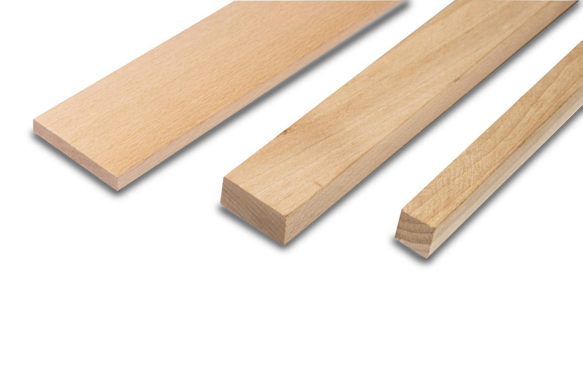 LISTELLO PIALLATO FAGGIO 10x40x1000MM