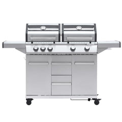 Naterial Hudson II Gas BBQ 4+1 Burner - Stainless Steel