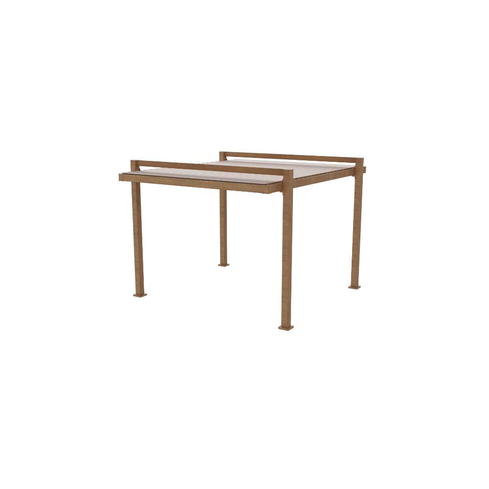 Naterial Clima Odyssea Pergola 320x358.5x248cm - Wood Effect