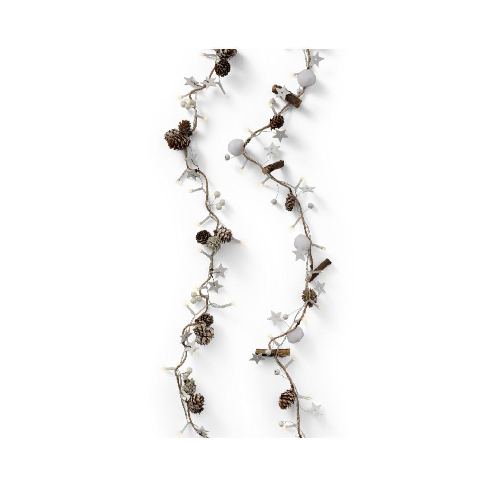 Lumineo Deco String Light BO Indoor - 120cm Warm White (2 Assorted)