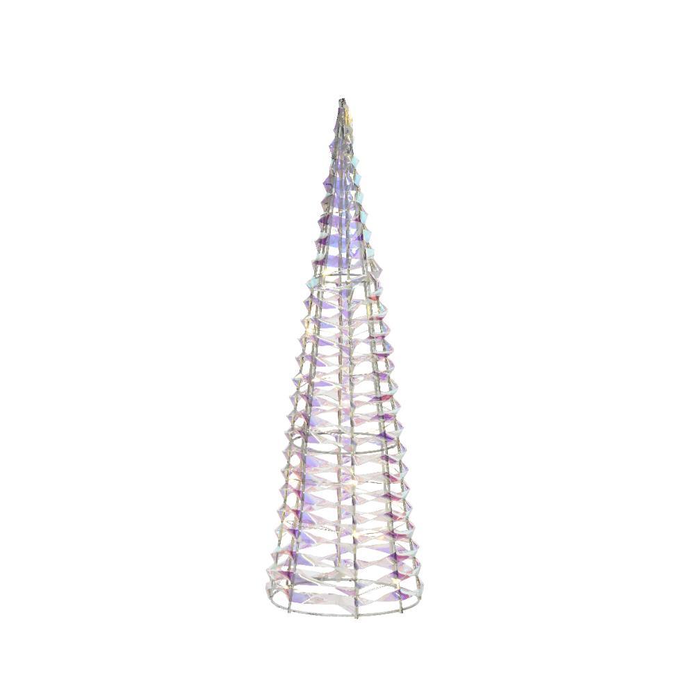 Lumineo BO Micro-Led Cone Tree 80cm - Iris/Warm White