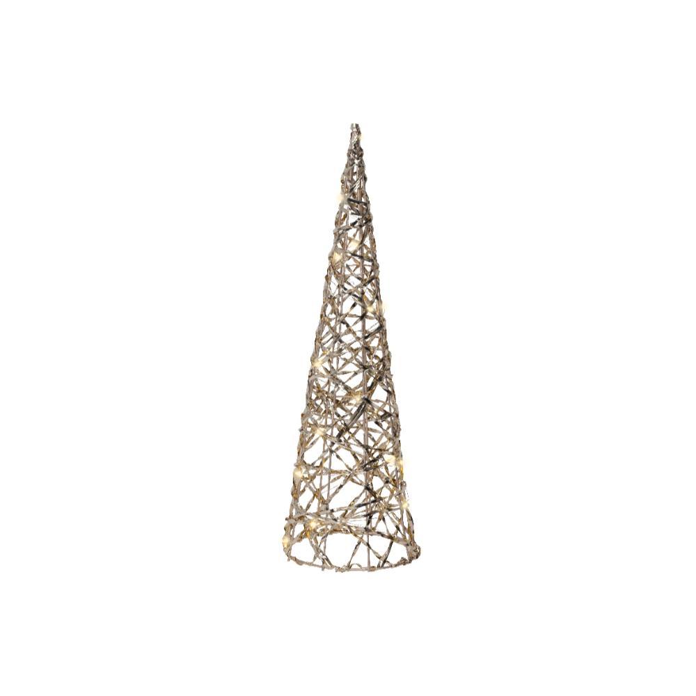 Lumineo BO Micro-Led Cone Tree 40cm - Gold/Warm White