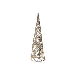 Lumineo BO Micro-Led Cone Tree 40cm - Gold/Warm White