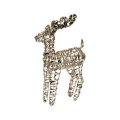 Lumineo BO Micro-Led Reindeer 66cm - Gold/Warm White