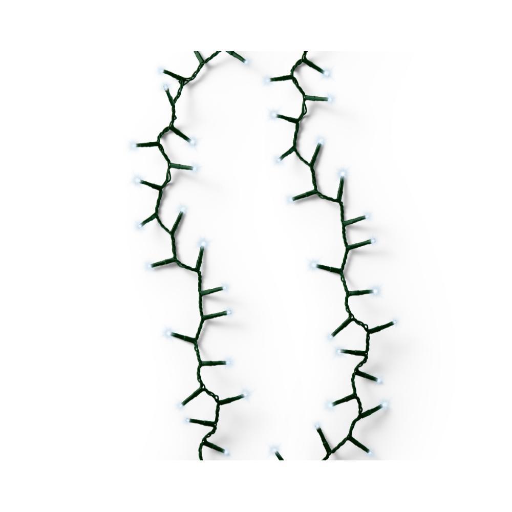 Lumineo BO Compact String Lights with Twinkle Effect 400cm - Green/Cool White