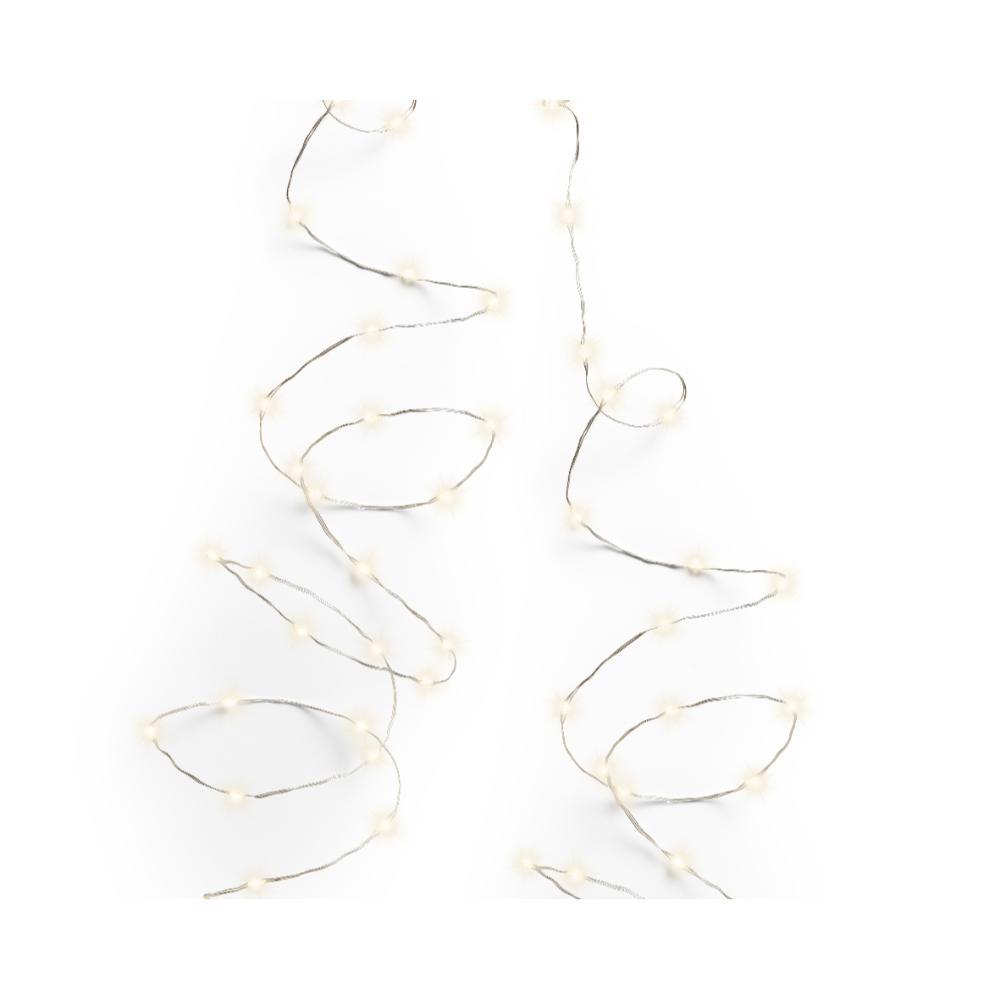 Lumineo BO Durawise Micro-Led Sring Lights Twinkle Effect 245cm - Silver/Warm White