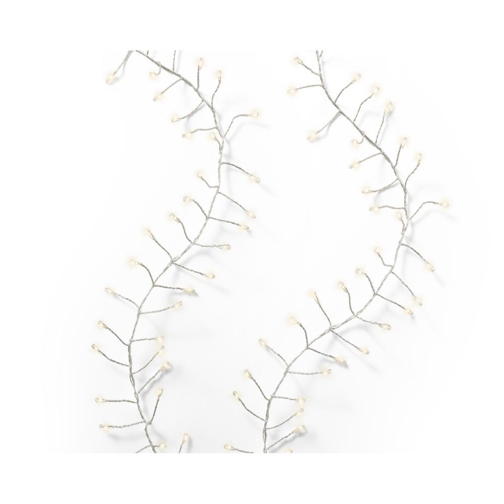 Lumineo Compact Twinkle 960 Micro-Led Lights 12m - Silver/Warm White