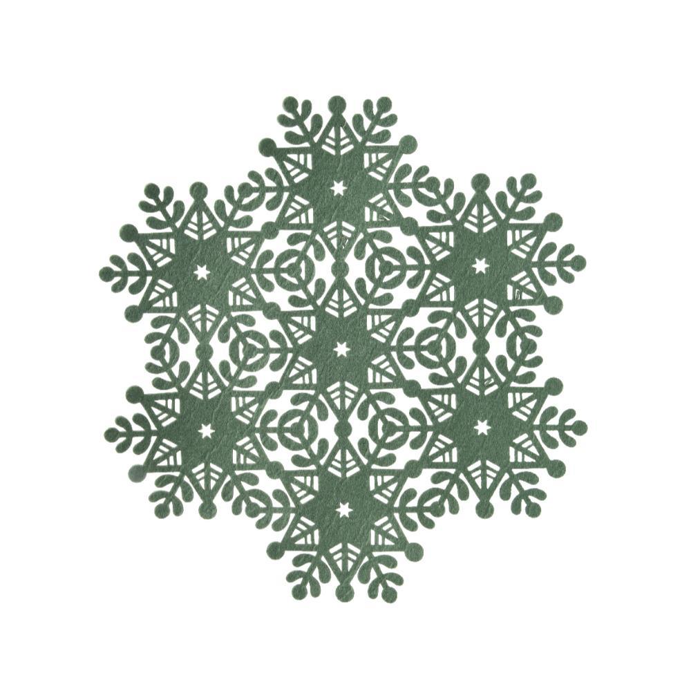 Decoris Felt Placemat 38 x 36.5cm - Green