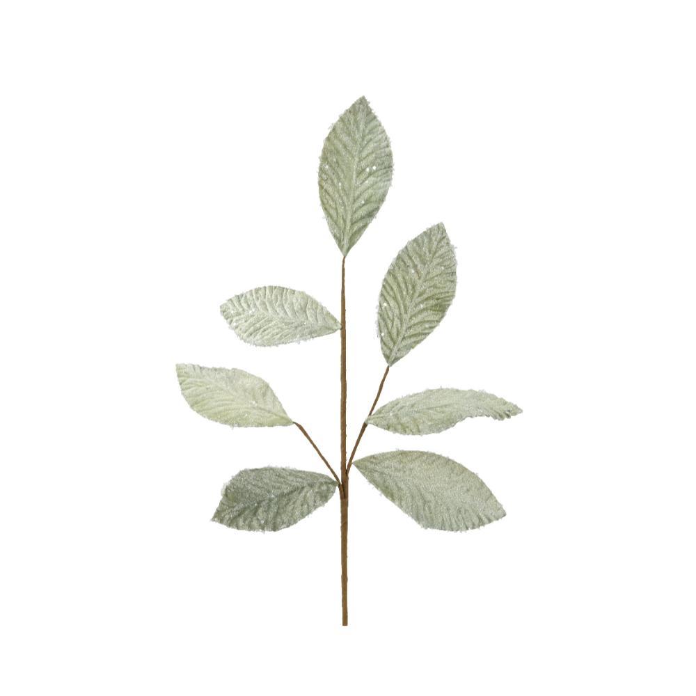 Decoris Polyester Frosted Spray 68cm - Green